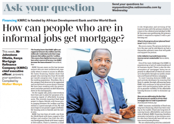 How can people who are in informal jobs get mortgage?